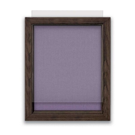 United Visual Products Indoor Enclosed Combo Board, 72"x36", Gold Frame/Black Porc & Apricot UVCB7236G-BLKPORC-APRICOT